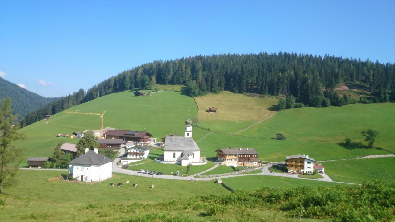 Berggasthof Schatzbergalm Thierbach Exterior foto
